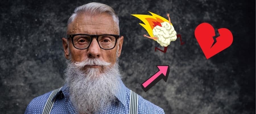 uomo cinquantenne con barba